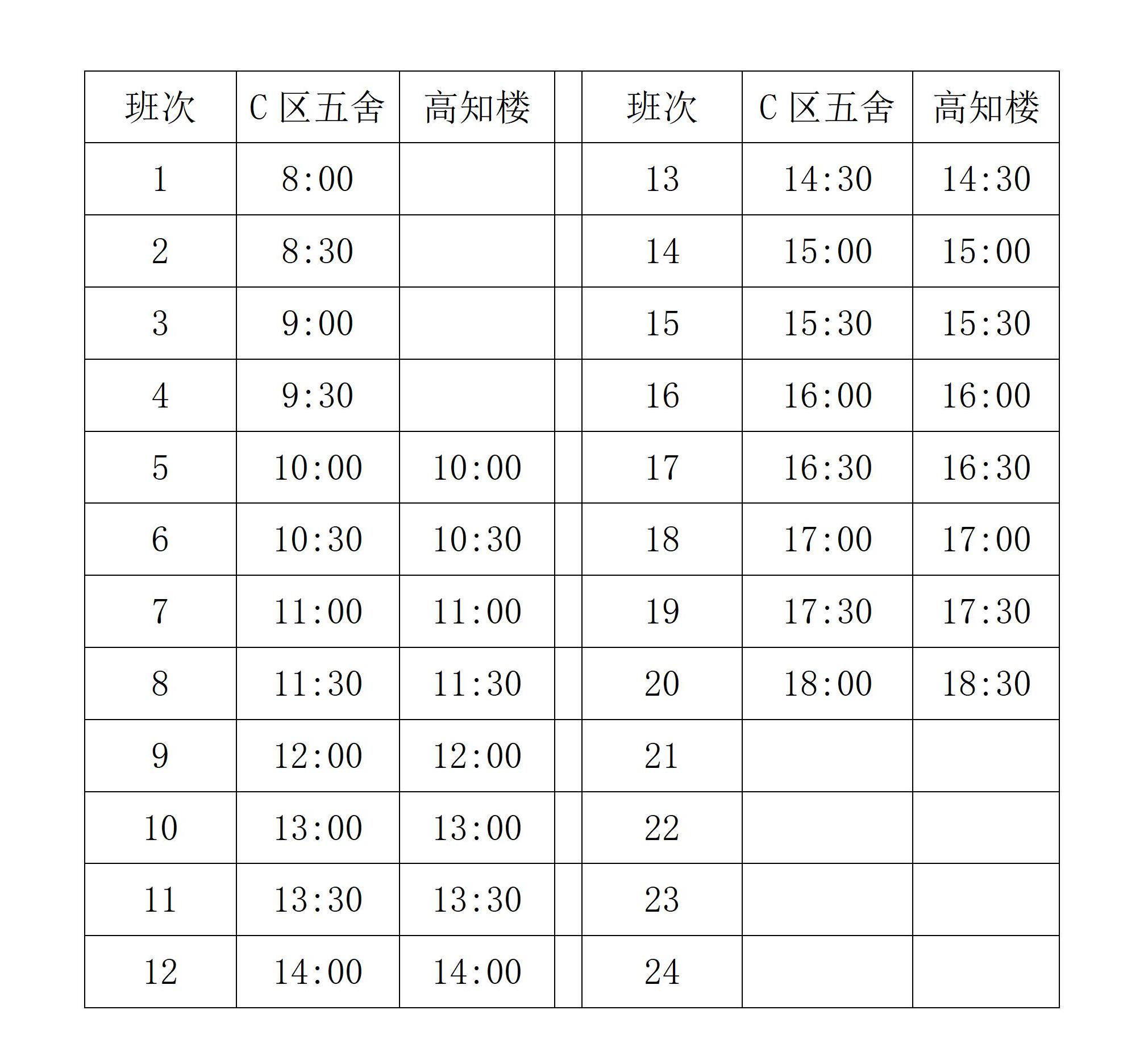 關(guān)于新學期穿梭巴士具體班次調(diào)整的通知_01.jpg
